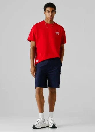 Bermudy cargo o prostym kroju
