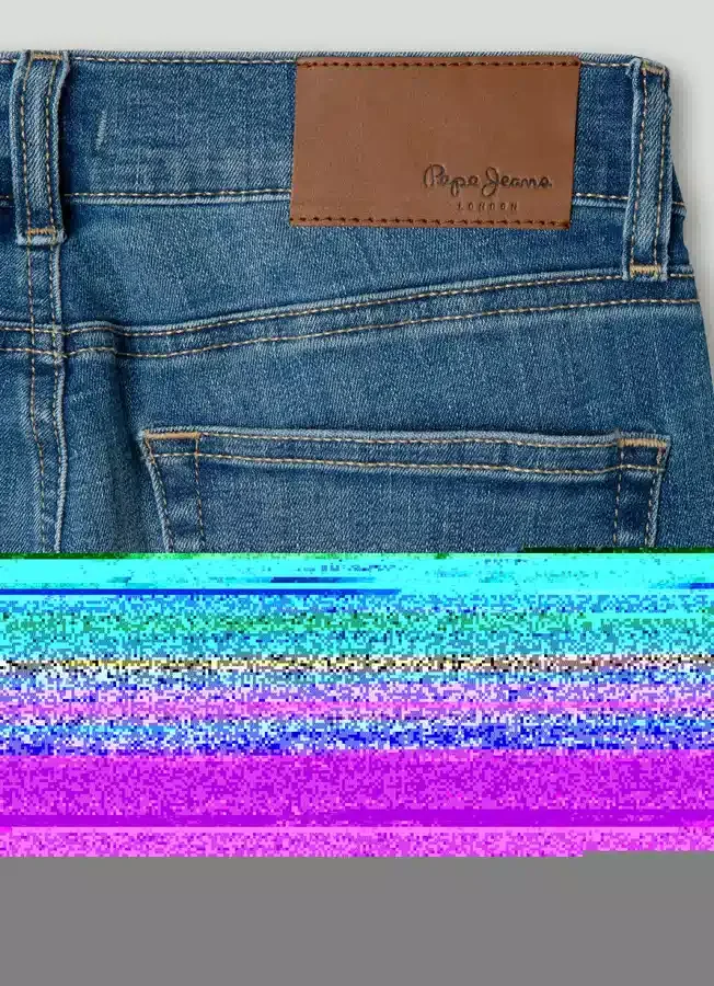 Bermudy jeansowe o prostym kroju Bermudy jeansowe o prostym kroju