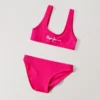 Bikini z nadrukowanym logo Bikini z nadrukowanym logo