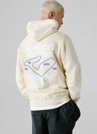 Bluza z kapturem o luźnym kroju