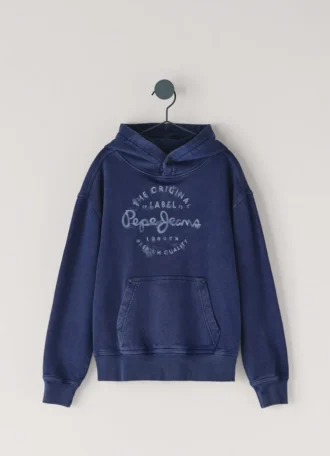 Bluza z kapturem o luźnym kroju