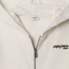 Bluza z kapturem o luźnym kroju i zamkiem na całej długości