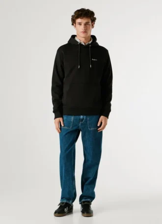 Bluza z kapturem o regularnym kroju