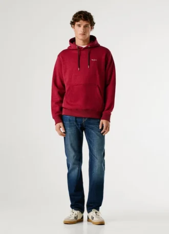 Bluza z kapturem o regularnym kroju