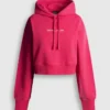 Bluza z kapturem o skróconym kroju Bluza z kapturem o skróconym kroju