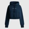 Bluza z kapturem o skróconym kroju Bluza z kapturem o skróconym kroju