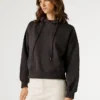 Bluza z kapturem z logo i cyrkoniami Bluza z kapturem z logo i cyrkoniami