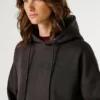Bluza z kapturem z logo i cyrkoniami Bluza z kapturem z logo i cyrkoniami