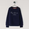Bluza z nadrukiem logo o luźnym kroju