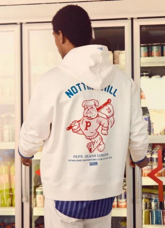 Bluza z nadrukiem z tyłu