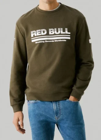 Bluza z okrągłym dekoltem i logo