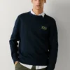 Bluza z okrągłym dekoltem i logo Bluza z okrągłym dekoltem i logo