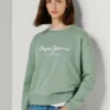 Bluza z okrągłym dekoltem i logo Bluza z okrągłym dekoltem i logo