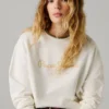 Bluza z okrągłym dekoltem i logo Bluza z okrągłym dekoltem i logo