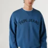 Bluza z okrągłym dekoltem i logo