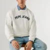 Bluza z okrągłym dekoltem i logo Bluza z okrągłym dekoltem i logo