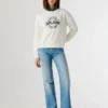Bluza z okrągłym dekoltem i logo Bluza z okrągłym dekoltem i logo