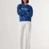 Bluza z okrągłym dekoltem i logo Bluza z okrągłym dekoltem i logo