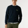 Bluza z okrągłym dekoltem i logo Bluza z okrągłym dekoltem i logo