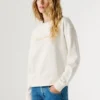 Bluza z okrągłym dekoltem i logo Bluza z okrągłym dekoltem i logo
