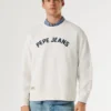 Bluza z okrągłym dekoltem i logo Bluza z okrągłym dekoltem i logo