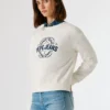Bluza z okrągłym dekoltem i logo Bluza z okrągłym dekoltem i logo