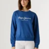 Bluza z okrągłym dekoltem i logo Bluza z okrągłym dekoltem i logo