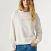 Bluza z okrągłym dekoltem i logo Bluza z okrągłym dekoltem i logo