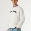 Bluza z okrągłym dekoltem i logo Bluza z okrągłym dekoltem i logo