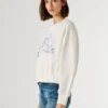 Bluza z okrągłym dekoltem i logo Bluza z okrągłym dekoltem i logo