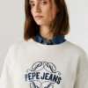 Bluza z okrągłym dekoltem i logo Bluza z okrągłym dekoltem i logo