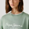 Bluza z okrągłym dekoltem i logo Bluza z okrągłym dekoltem i logo