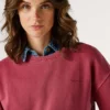 Bluza z okrągłym dekoltem i logo Bluza z okrągłym dekoltem i logo