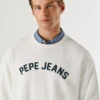 Bluza z okrągłym dekoltem i logo Bluza z okrągłym dekoltem i logo