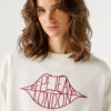 Bluza z okrągłym dekoltem i logo Bluza z okrągłym dekoltem i logo