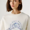 Bluza z okrągłym dekoltem i logo Bluza z okrągłym dekoltem i logo