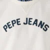 Bluza z okrągłym dekoltem i logo Bluza z okrągłym dekoltem i logo