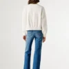 Bluza z okrągłym dekoltem i logo Bluza z okrągłym dekoltem i logo