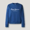 Bluza z okrągłym dekoltem i logo Bluza z okrągłym dekoltem i logo