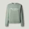 Bluza z okrągłym dekoltem i logo Bluza z okrągłym dekoltem i logo