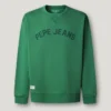 Bluza z okrągłym dekoltem i logo Bluza z okrągłym dekoltem i logo