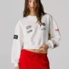 Bluza z okrągłym dekoltem i luźnym krojem
