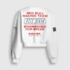 Bluza z okrągłym dekoltem i luźnym krojem