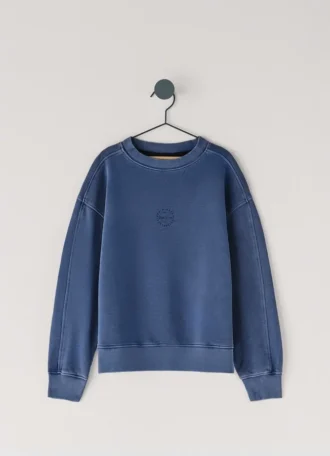 Bluza z okrągłym dekoltem o luźnym kroju