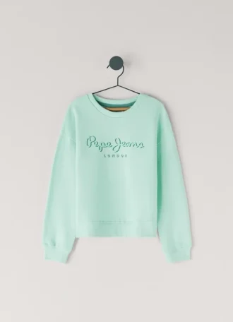 Bluza z okrągłym dekoltem o luźnym kroju