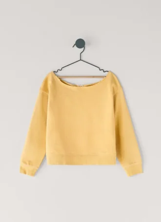Bluza z okrągłym dekoltem o luźnym kroju