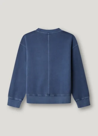 Bluza z okrągłym dekoltem o luźnym kroju