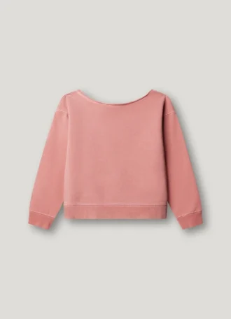 Bluza z okrągłym dekoltem o luźnym kroju