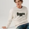 Bluza z okrągłym dekoltem o regularnym kroju Bluza z okrągłym dekoltem o regularnym kroju
