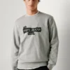 Bluza z okrągłym dekoltem o regularnym kroju Bluza z okrągłym dekoltem o regularnym kroju
